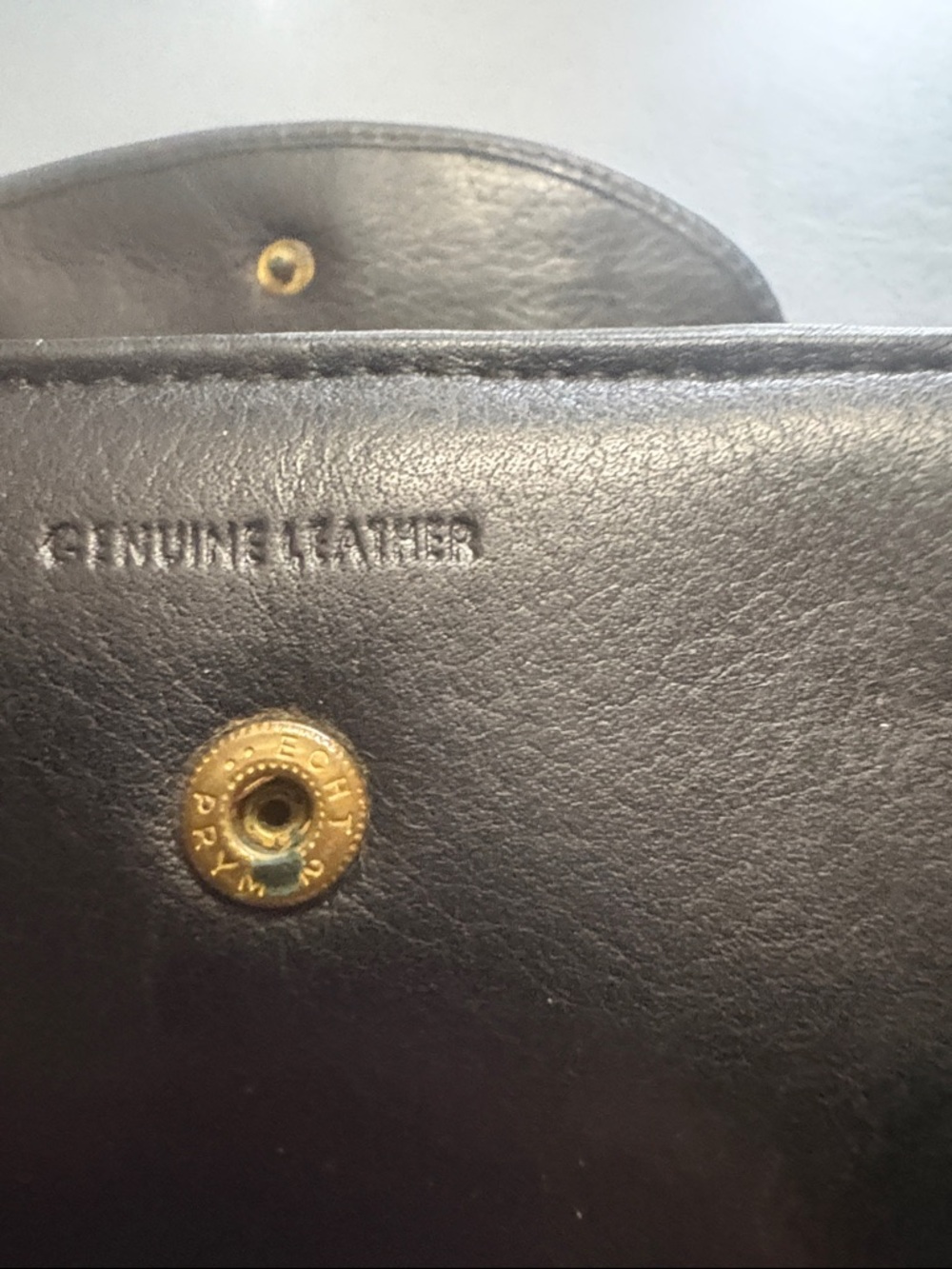 Stone Mountain navy Leather Coin Wallet